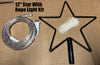 12" Star with Led rope light kit