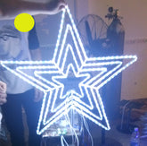 5 pack  of LED 4 Channel Star Flare (Yellow) (30" Tall) - $20 each
