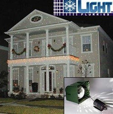 LED Light Flurries Snowflake Projector