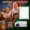 AtmosCheerfx Santa's Workshop 1900 Lumen Video Projector On SD Media Card