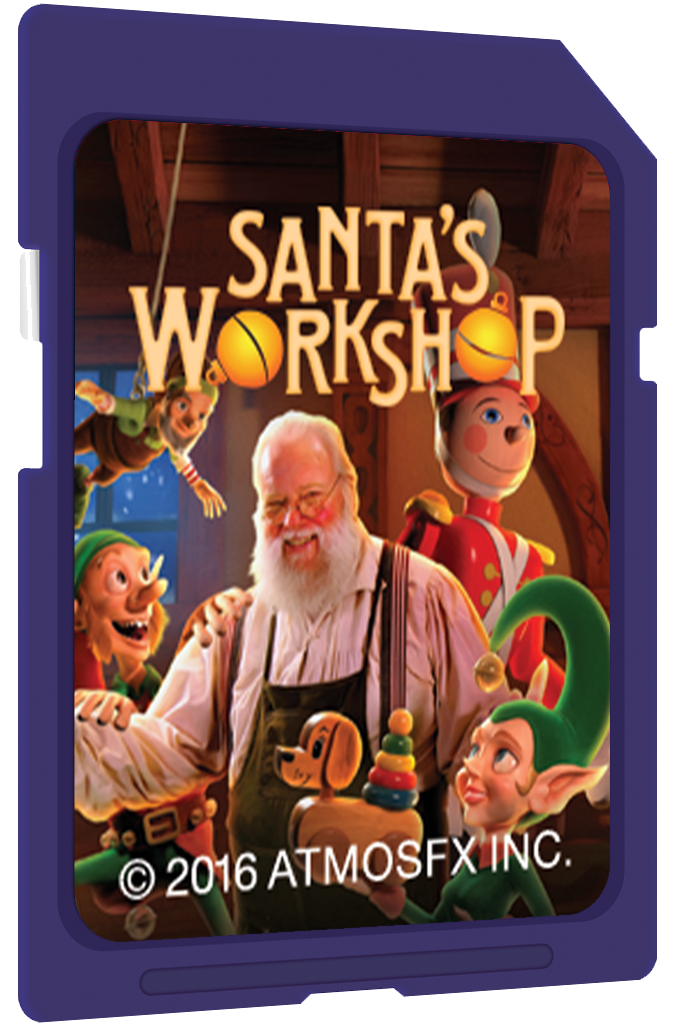 AtmosCheerfx Santa's Workshop Video - SD Card