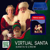 Virtual Santa Mini Media Player includes Virtual Santa video on SD media card