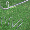 U Shaped Ground anchors with guy wire per anchor - Set Of 4