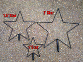 24" Wire frame Star  (Frame Only)